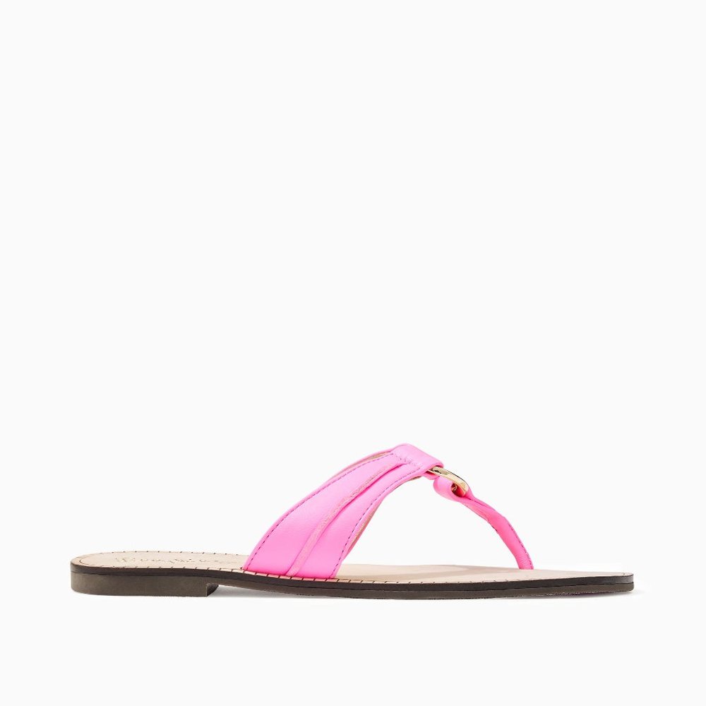 Lilly Pulitzer McKim thong sandal 8.5 NEW Pink